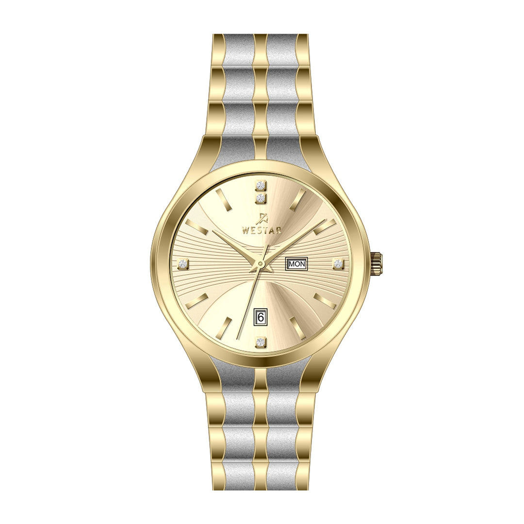 Westar Executive  Gents Light Champange Dial Quartz Watch - EX7640CBN102