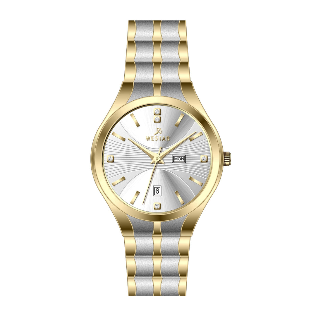 Westar Executive  Gents Silver Dial Quartz Watch - EX7640CBN107
