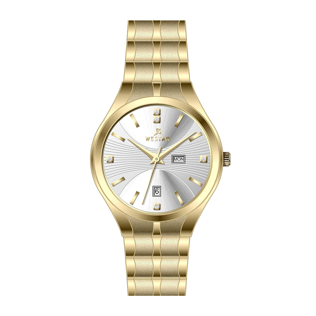 Westar Executive  Gents Silver Dial Quartz Watch - EX7640GPN107