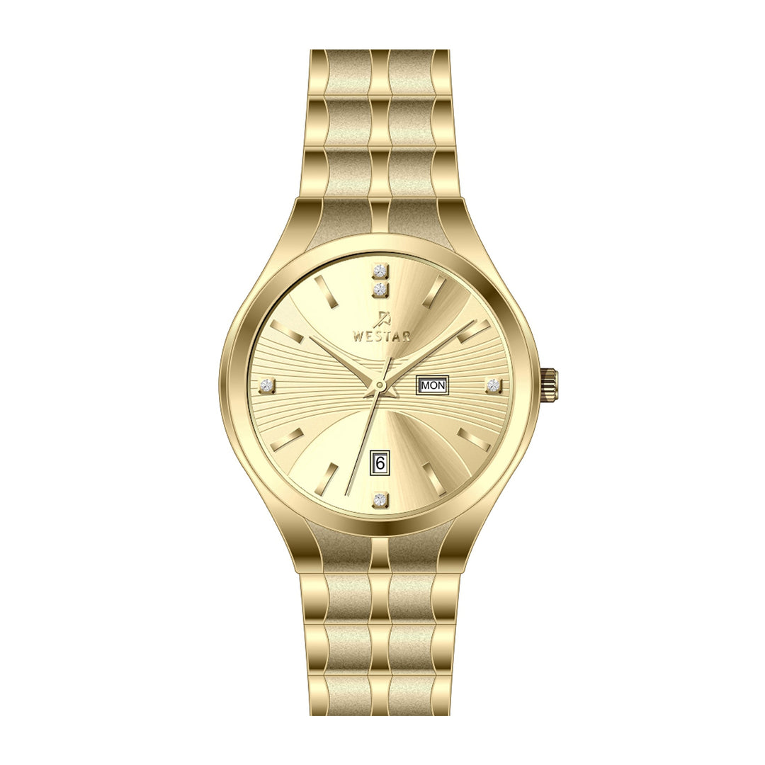 Westar Executive  Gents Dark Champagne Dial Quartz Watch - EX7640GPN108