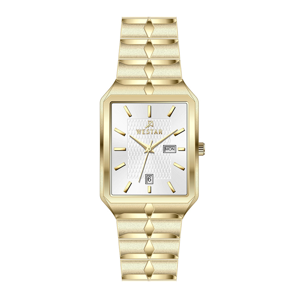Westar Executive  Gents White Dial Quartz Watch - EX7642GPN101