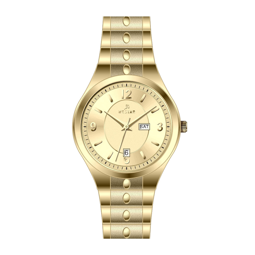 Westar Executive  Gents Light Champange Dial Quartz Watch - EX7643GPN102