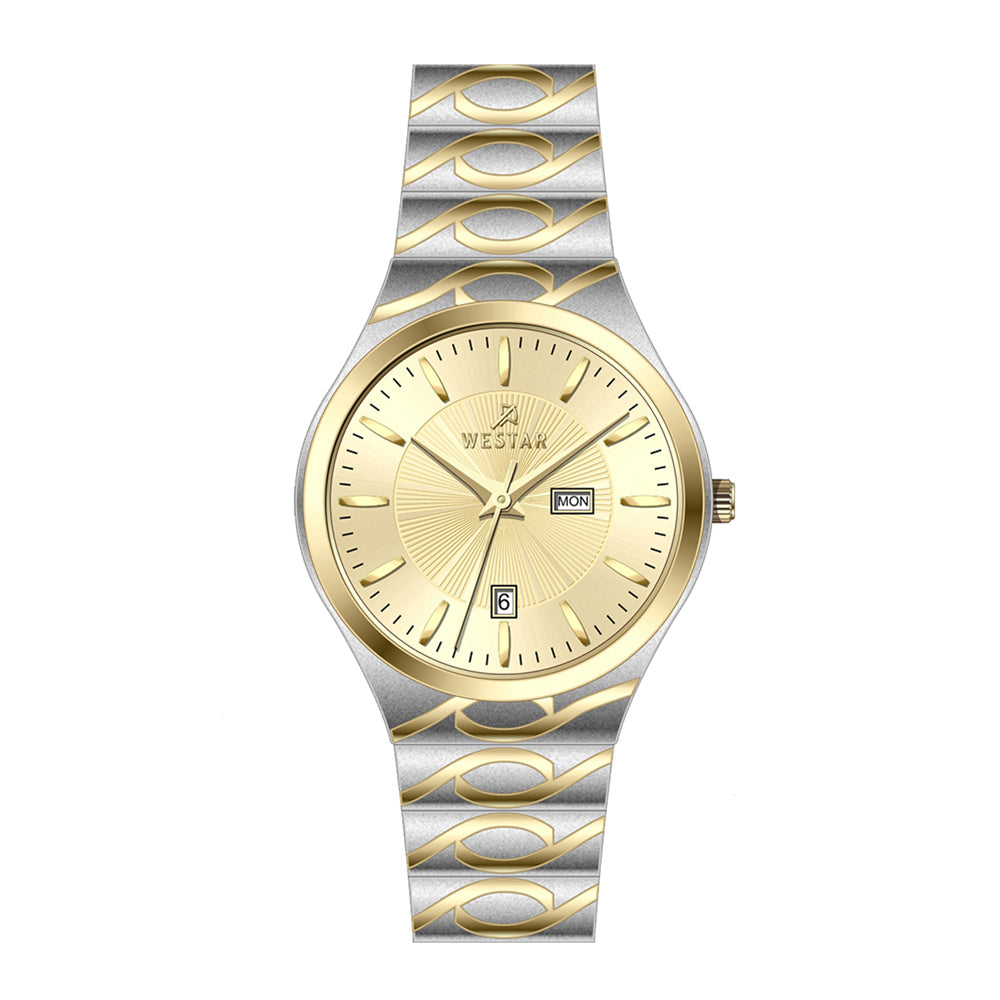 Westar Executive  Gents Light Champange Dial Quartz Watch - EX7644CBN102