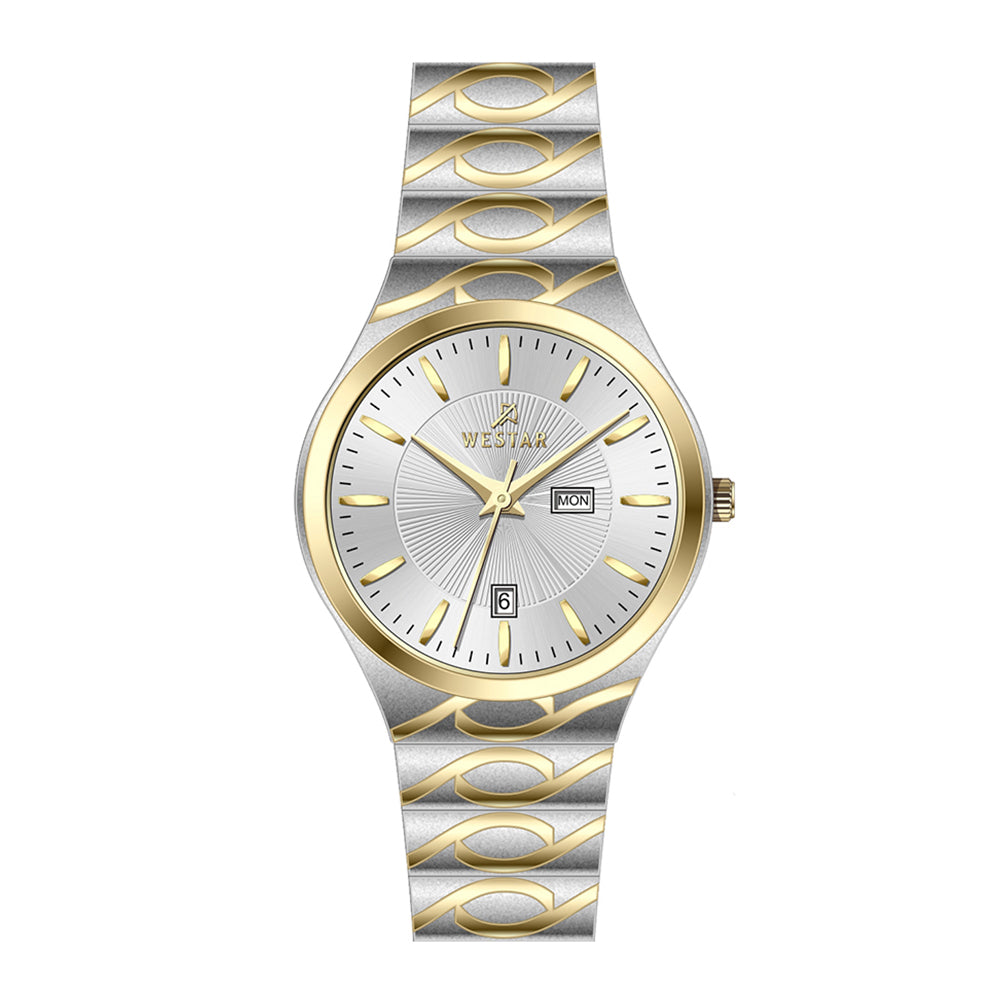 Westar Executive  Gents Silver Dial Quartz Watch - EX7644CBN107