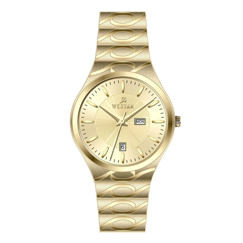 Westar Executive  Gents Light Champange Dial Quartz Watch - EX7644GPN102