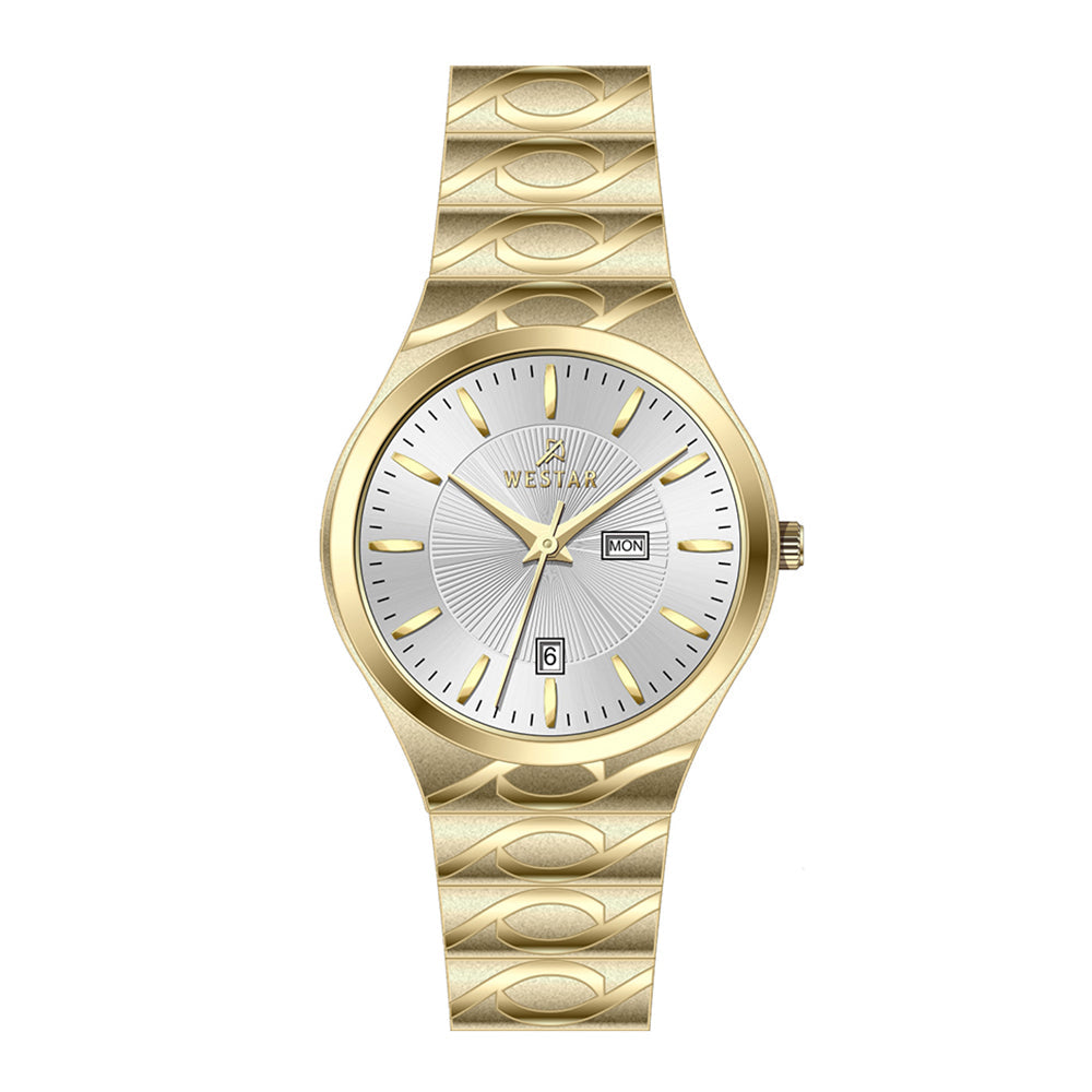 Westar Executive  Gents Silver Dial Quartz Watch - EX7644GPN107