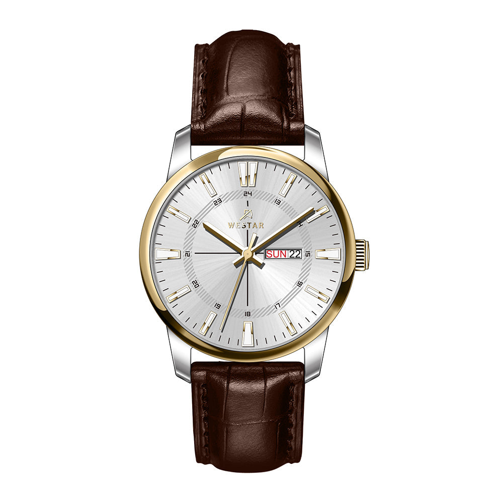 Westar Executive Gents Silver Dial Quartz Watch - EX7645CBN127