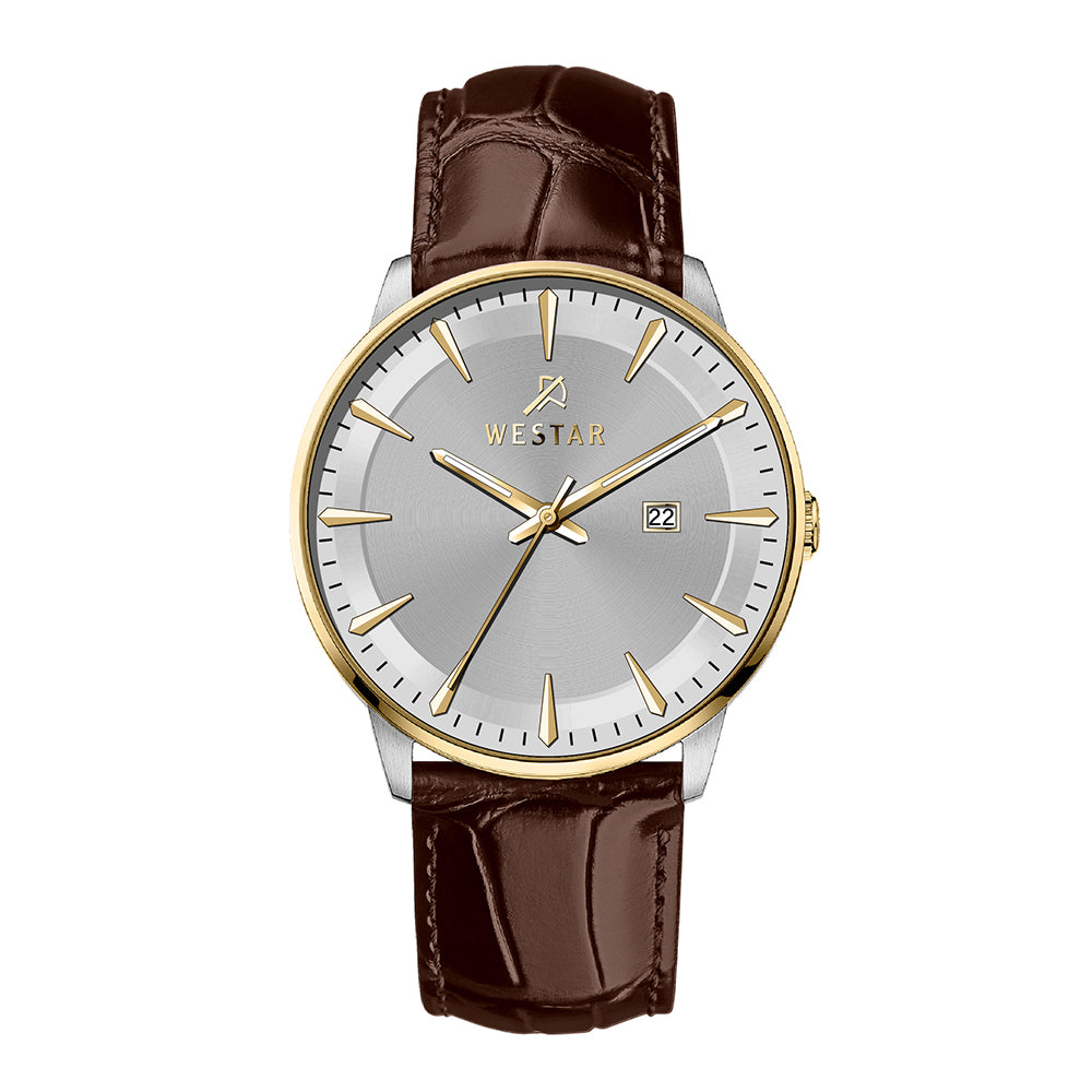 Westar Executive Gents Silver Dial Quartz Watch - EX7649CBN127