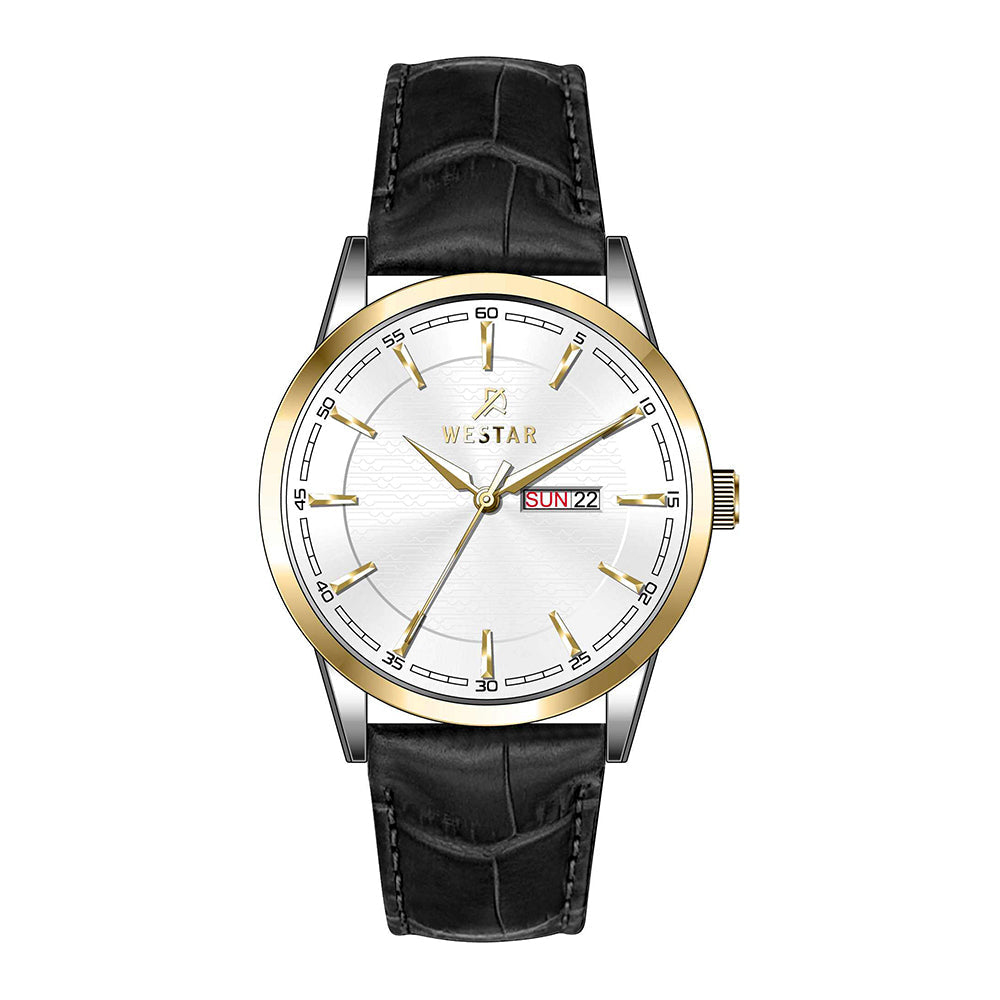 Westar Executive Gents White Dial Quartz Watch - EX7653CBN101