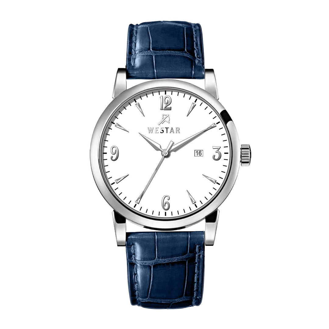 Westar Executive Gents White Dial Quartz Watch - EX7657STN141
