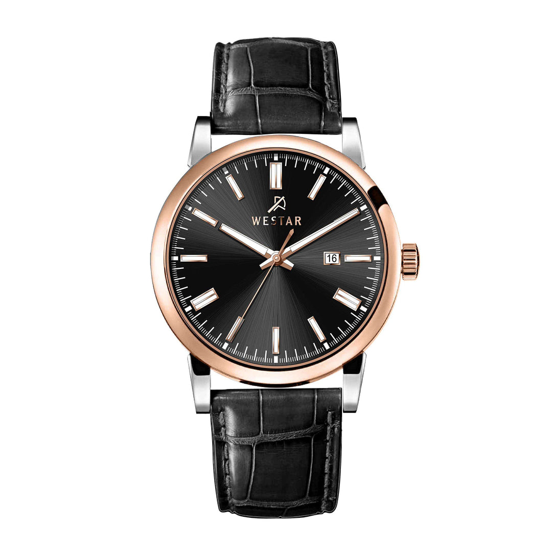 Westar Executive Gents Black Dial Quartz Watch - EX7658SPN603