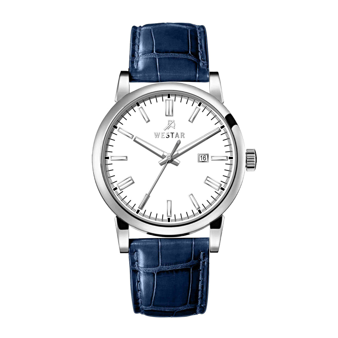 Westar Executive Gents White Dial Quartz Watch - EX7658STN141