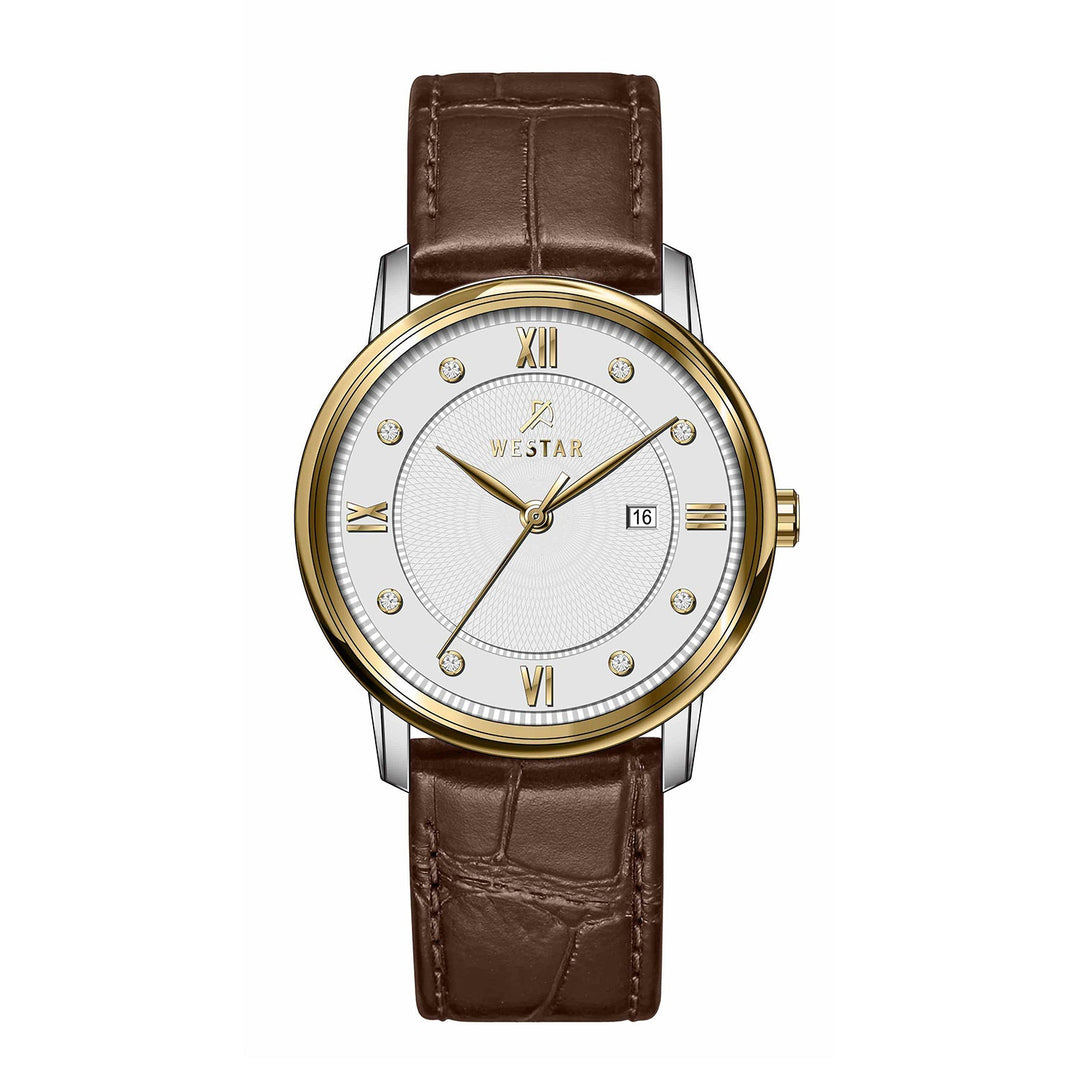 Westar Executive Gents Silver Dial Quartz Watch - EX7660CBN127