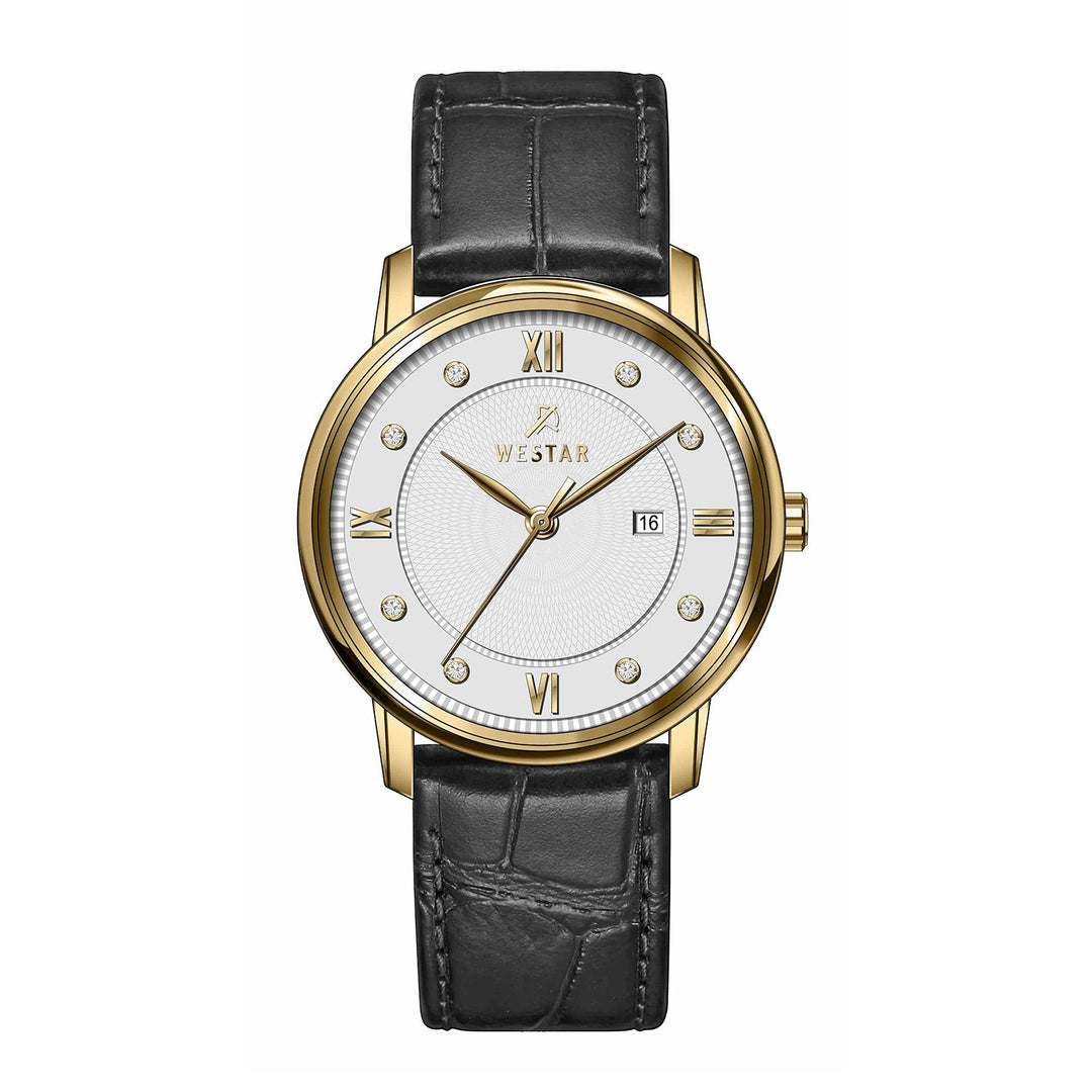 Westar Executive Gents White Dial Quartz Watch - EX7660GPN101