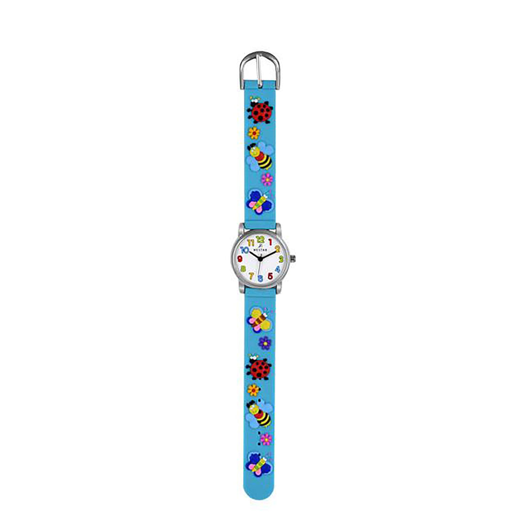 WESTAR KIDZ LADY BUG &amp; BEES - BLUE WATCH